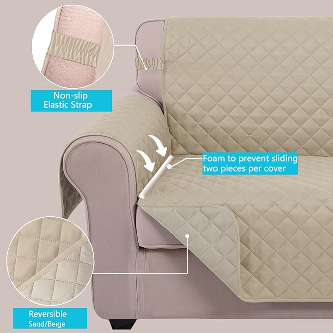U-NICE HOME Loveseat Sofa Cover - Image 3