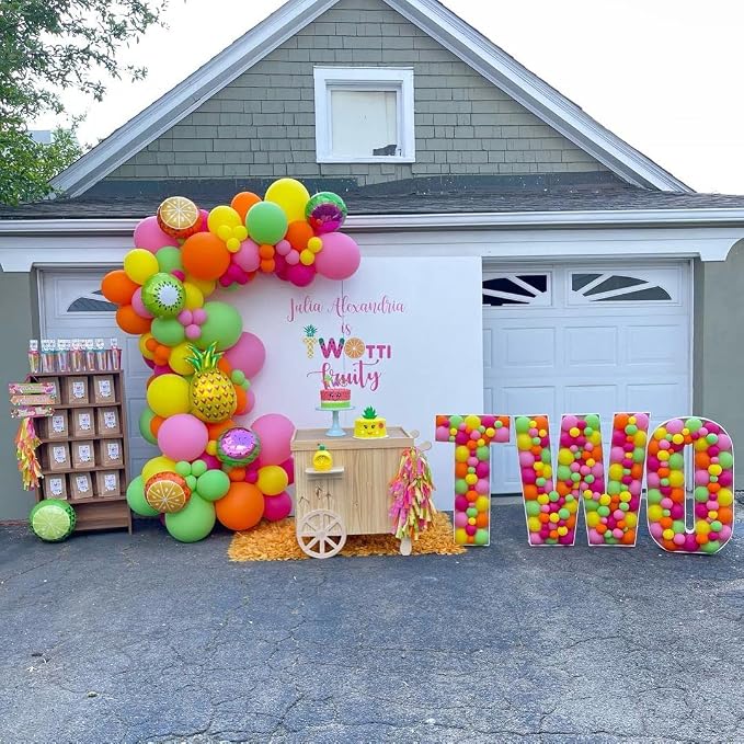 3FT Tall Mosaic Balloon Frame Letters Big Marquee Light Up Letters DIY Kit - Image 5