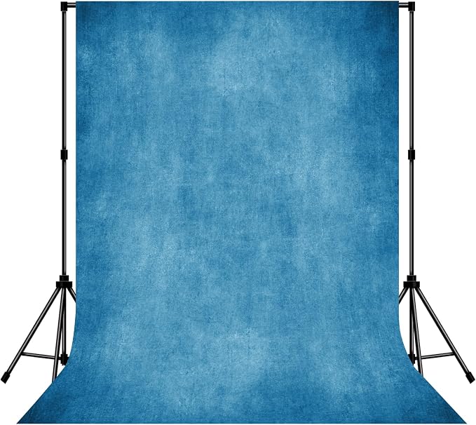 Blue Photo Backdrop Studio Abstract Texture Photography Background 8x10ft | by MIZSYE