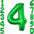 Green Number 4 Balloon 40 Inch, Foil Numeral Radiant Green 4th Milestone | by Unknown