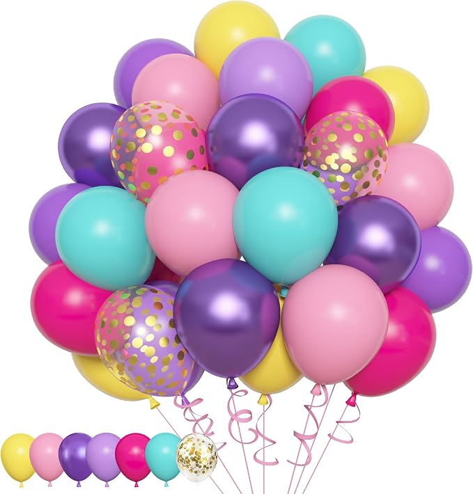 Amandir 153pcs Purple Blue Pink Balloon Garland Arch Kit Different Sizes | 18 - Image 8