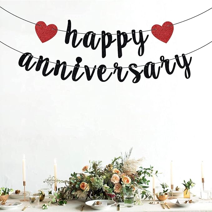 Happy Anniversary Banner, Anniversary Party Decorations, We Still Do, Happy - Image 4