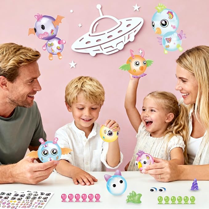 BTEC 170PCS DIY Sticky Balloon Maker Toy Refill Craft Kits - Image 8
