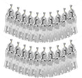 MECCANIXITY 20Pcs Shiny Tassel Garland Banner Tissue Paper by MECCANIXITY