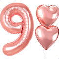 40 inch Rose Gold Birthday Decorations by Unknown