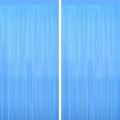 2Pack Macaron Blue Party Streamers, Baby Shower, Photo Booth Props by GCBPartyDecorations