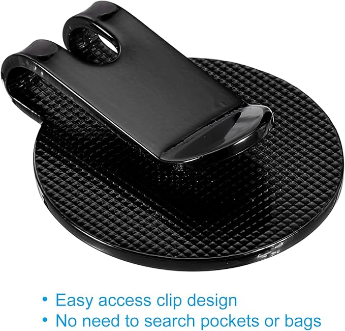 PATIKIL Magnetic Golf Hat Clip, Metal Golf Ball Marker Holder for Golf Caps Gloves
