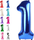 Navy Blue Number 1 Balloon 40 inch, 1st Birthday Party Balloons Decorations | by Upgesy