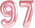 40 Inch Number 97 Balloons for 97th Birthday Party Decorations, 0-100 Jewelry by FOBELEC