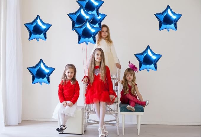 10pcs Star Shape Foil Mylar Helium Balloon 18" Balloon Birthday Party - Image 5