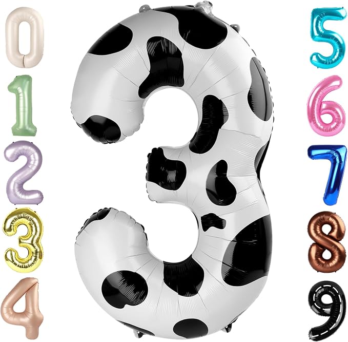 Number 3 Balloons 40 Inch for 3 33 Birthday Party Decorations, by Mluchee