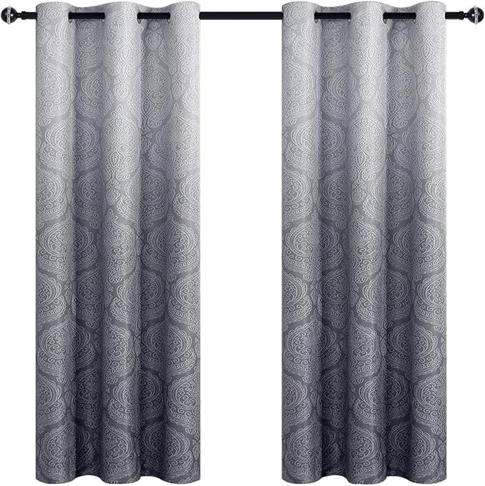 DWCN Ombre Blackout Curtains for Bedroom - Image 9