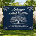 Personalized Family Reunion Banner Tree Design Custom by VIRAGIL