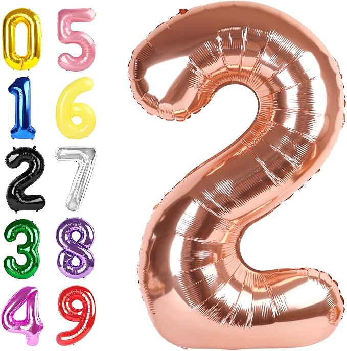 Number Balloons 40 Inch 1 Balloon by Argthjy