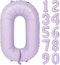 40 In Matte Purple Number Balloons Helium Foil Mylar Balloon Digital 0 | Perfect by Exquisitehighqualitypartydecorationstomeetyoureveryneed%EF%BC%81