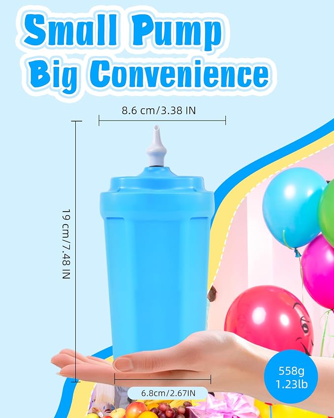 Portable Balloon Pump Electric, Rechargeable Cordless Balloon Pump Inflator - Image 2