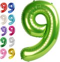 Light Green Number 9 Balloon 40 inch, Birthday Party Balloons Decorations | by Upgesy