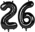 Numbers 25 Balloon 40Inch Black Balloons by Argthjy