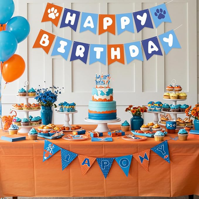 Happy Birthday Banner Pre-Strung Birthday Decorations Birthday Party Backdrop - Image 5