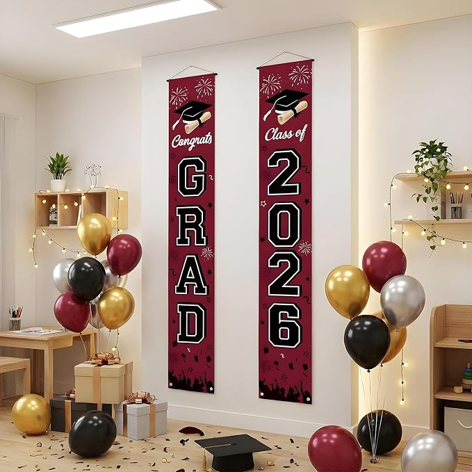Graduation Decorations 2026 Porch Banner, Congrats Grad Class of 2026 Banner - Image 7