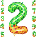 40 Inch Pixelated Number 2 Foil Balloon by TNCDJKPA