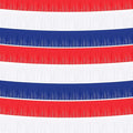 Taiyin 12 Pack 120 Feet Red White Blue Garland Streamers 4th of July by Taiyin