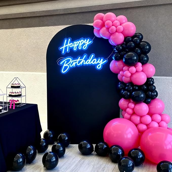 100pcs 5inch Small Black Balloons | 5” Mini Black Party Balloons Kit - Image 3