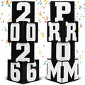 Queekay 8 Pcs Prom Column Standup Photo Booth Decorations 2026 Prom Backdrop by Queekay
