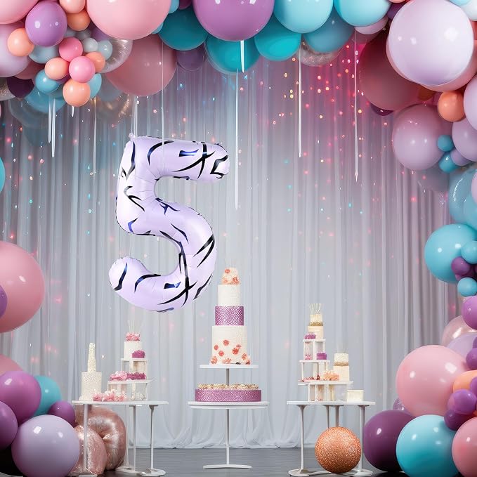 40 Inch Kpop Theme Number 5 Balloon, Birthday Party Decorations - Image 5