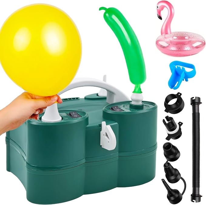 PCFING Balloon Pump Electric, Portable 3-in-1 Air Pump Inflator Blower Machine by PCFING