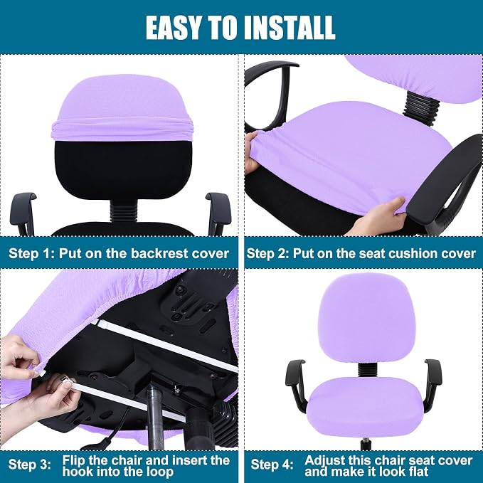 Smiry Office Computer Chair Covers - Image 7