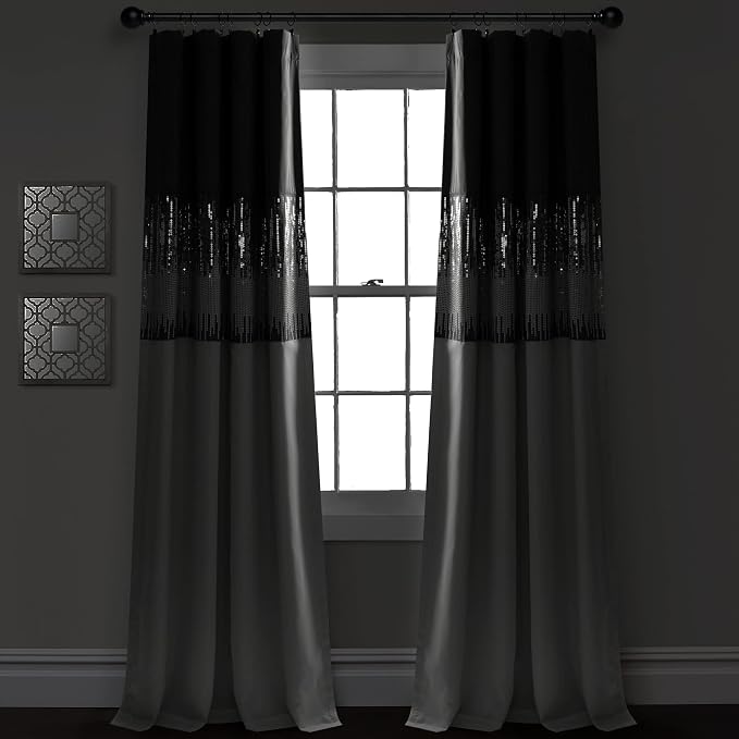 Lush Decor Night Sky 100% Blackout Window Curtain Panel Single 42"W x 84"L - Image 2