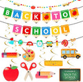 Back To School Banner Decorations, Pre-Strung Back To School Banner by Hincoogifts