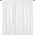 Sugargirl White Sequin Backdrop Curtain 7FTx7FT Glitter White Background Drapes by Sugargirl