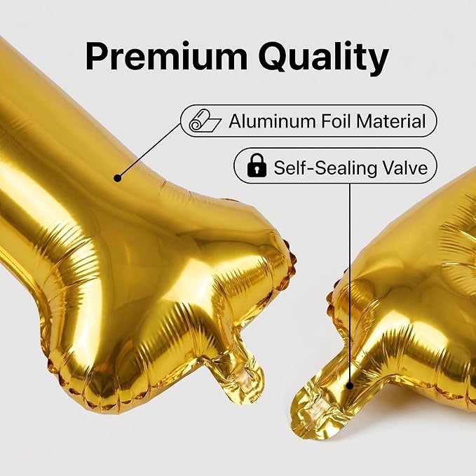 Number 10 Balloon Foil Mylar Balloons - Image 6