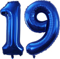 Number 19 Balloons for 19th Birthday Sweet 19 Party Decorations, 42 Inch Jumbo by GOER