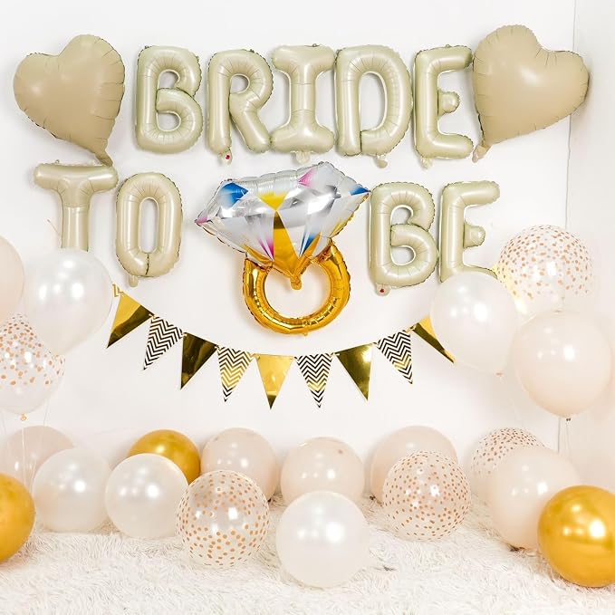 Sand White Bachelorette Party Decorations, Nude White Bride To Be Bridal Shower - Image 3