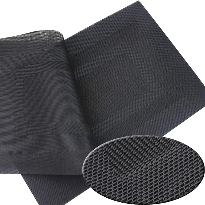 PIGCHCY Placemats, Washable Vinyl Woven Table Mats, Elegant Durable Placemats - Image 6