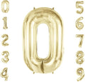 Number 0 Balloons for Birthday Party Decorations, 40 Inch 0-100 Anniversary by Joycard