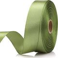 7/8 Inch 30 Yards Olive Green Satin Craft Ribbon-Single Face Polyester Ribbon by Unknown