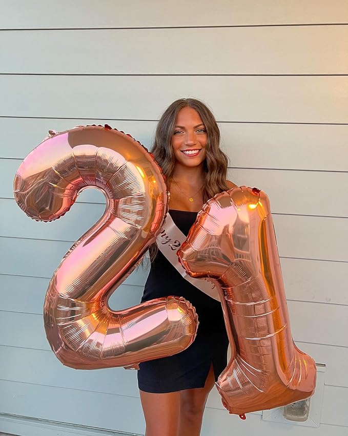 Rose Gold 1 Balloon - Image 9