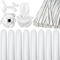 260 Balloons White Twisting Animal Balloon Thickening Latex Modeling Long Magic by Kawkalsh