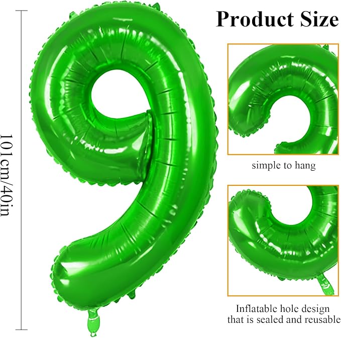 Number 19 Balloons for 19th Birthday Party Decorations, 0-100 Large No.19 - Image 2