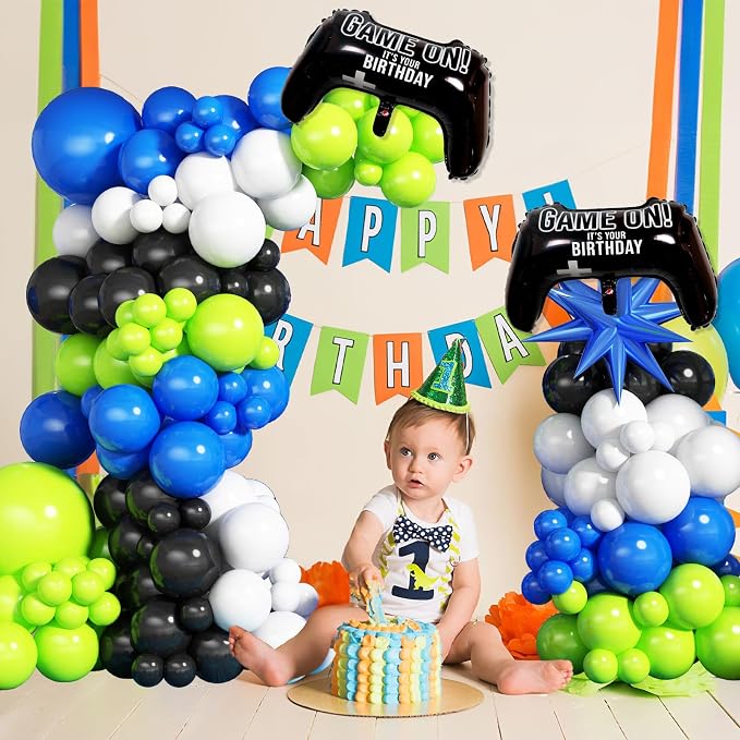 Jobkoo Video Game Balloon Arch Garland Kit - Image 7