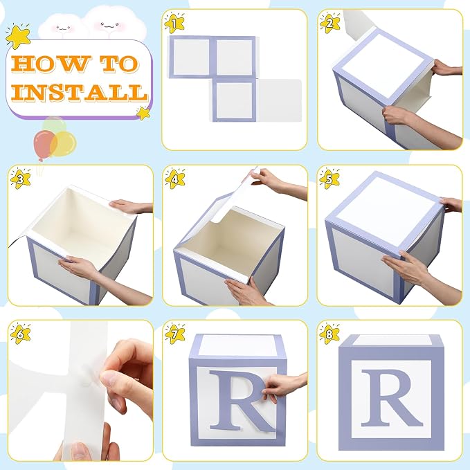 ReliThick 6 Pcs Custom Letter Toy Inspire Party Boxes - Image 4