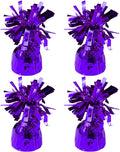 4 Pcs Purple Metallic Balloon Weights Holder Anchors Balloon Holder Weights by ZCYSRLQIN