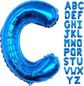 Lovoir 40 Inch Large Blue Letter C Balloons Big Size Jumbo Mylar Foil Helium by Lovoir