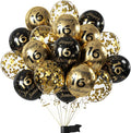 Black Gold 16th Birthday Balloons Pack of 15 Boys Girls Happy 16th Birthday by Hongplus