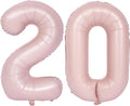 40 In Matte Pink Number Balloons Helium Foil Mylar Balloon Party Digital 20 | by Exquisitehighqualitypartydecorationstomeetyoureveryneed%EF%BC%81