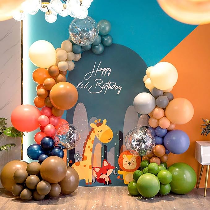 12 Inch Retro Peacock Blue Balloons, Baby Shower, Graduate Party Decorations - Image 4